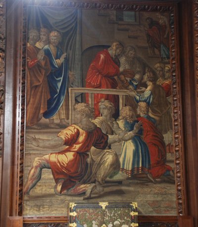 Ananias halála, Mortlake műhely alkotó: after Raphael
