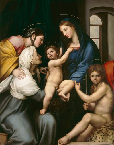 Madonna of the Cloth, 1514 körül (olaj, panel) alkotó: Raphael