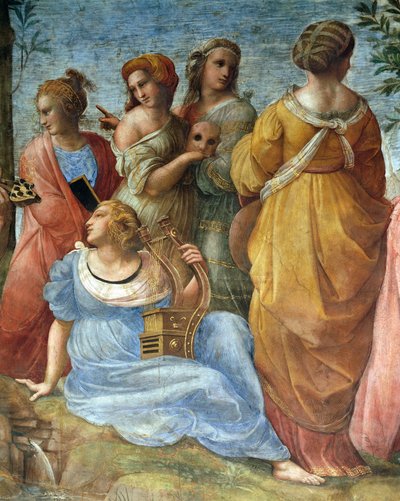 A múzsák, A Parnasszus részlete alkotó: Raphael (1483-1520)