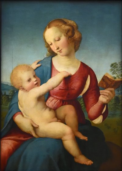 Németül:  Mária a gyermekkel / Madonna Colonna Colonna Madonna alkotó: Raphael
