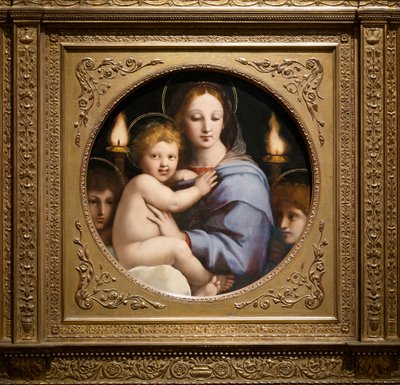 Kandeláber Madonna, 1513 körül alkotó: Raffaello Sanzio Raphael