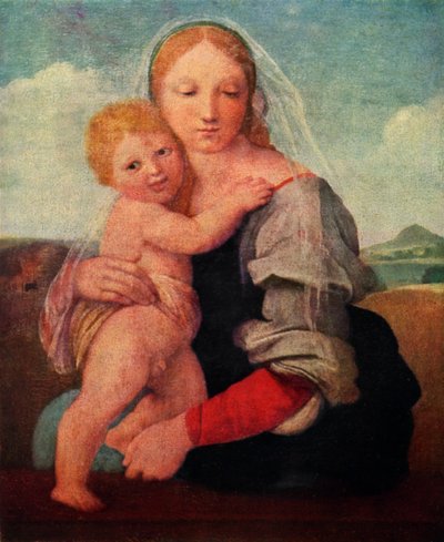 A Mackintosh Madonna, 1510-1512, 1929 alkotó: Raffaello Sanzio Raphael