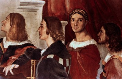 A bolsenai mise, részlet, 1512 alkotó: Raffaello Sanzio Raphael