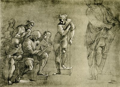 A Pythagoras csoport az athéni iskolából alkotó: Raffaello Sanzio Raphael