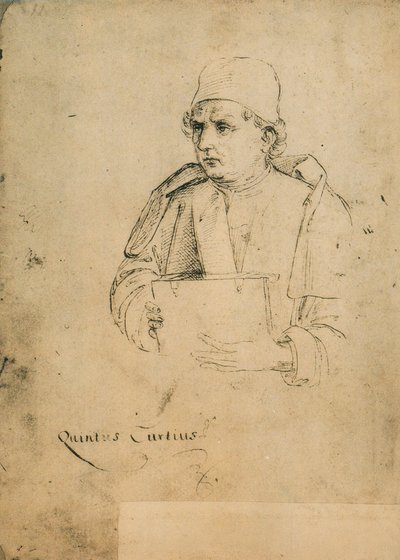 Quinto Curzio Rufo; Raphael rajza. Gallerie dellAccademia, Velence alkotó: Raffaello Sanzio Raphael