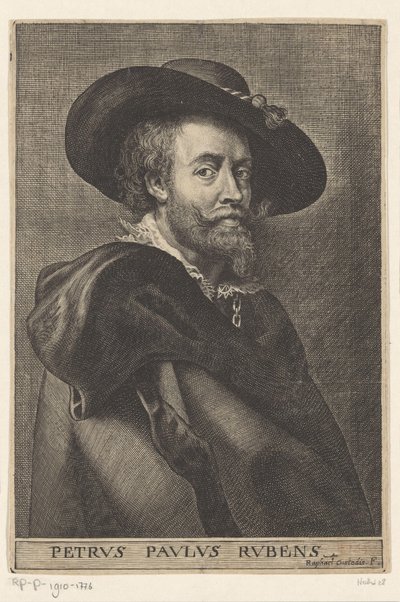 Peter Paul Rubens portréja Peter Paul Rubens (cím az objektumon) alkotó: Raphael Custos