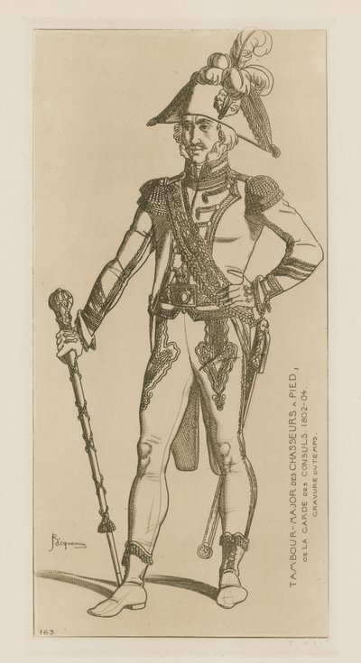 Dob A konzuli őrség őrnagya, 1802-04 alkotó: Raphael Jacquemin
