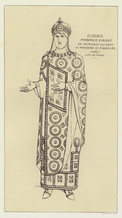 Eudoxia, Kelet császárnője alkotó: Raphael Jacquemin