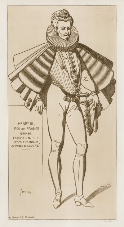Henrik francia király, 1580-89 alkotó: Raphael Jacquemin