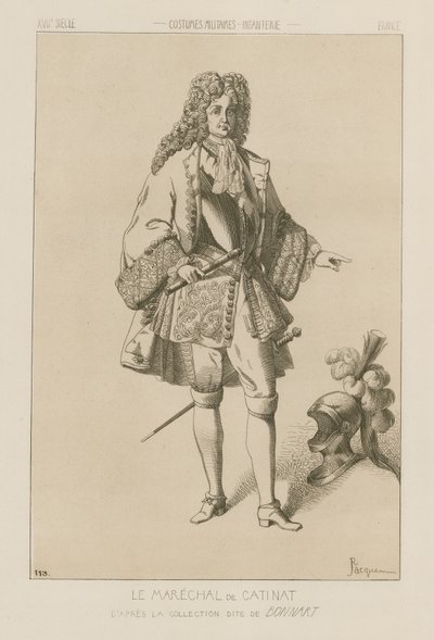 Nicolas Catinat, Franciaország marsallja (16371712) alkotó: Raphael Jacquemin