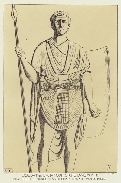 A IV. kohorsz katonája alkotó: Raphael Jacquemin