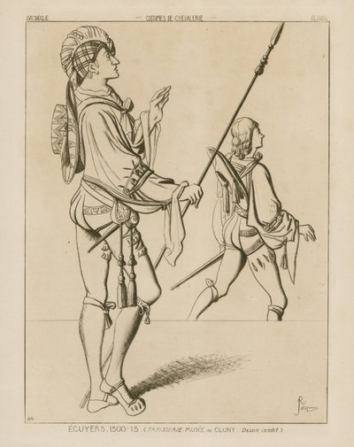Squires, 1500-1515 alkotó: Raphael Jacquemin