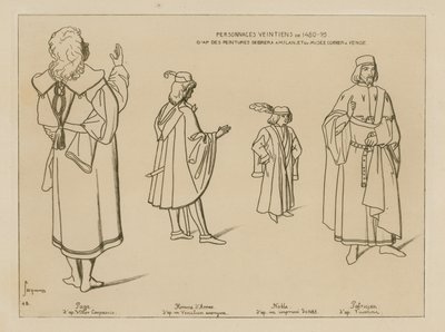 Velencei karakterek 1480-95 között alkotó: Raphael Jacquemin