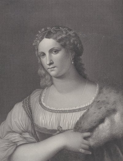 La Fornarina, 1814 alkotó: Raphael Morghen