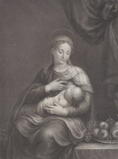 A Madonna del Latte, 1815. alkotó: Raphael Morghen