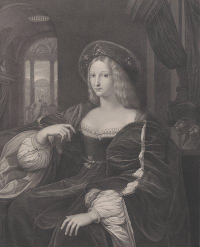 A korábban azonosított Doña Isabel de Requesens és Enrìques de Cardona-Anglesola portréja, 1821 alkotó: Raphael Morghen