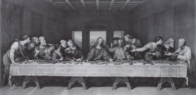 Az utolsó vacsora, 1800 alkotó: Raphael Morghen