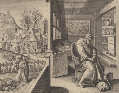 Dolor Sorrow, kb. 1580-1628 alkotó: Raphael Sadeler