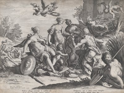 A párizsi ítélet, 1589. alkotó: Raphael Sadeler
