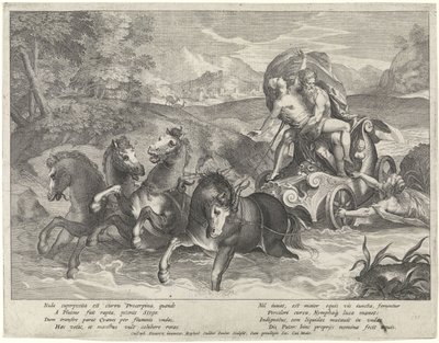 Proserpina kirablása alkotó: Raphaël Sadeler (II)