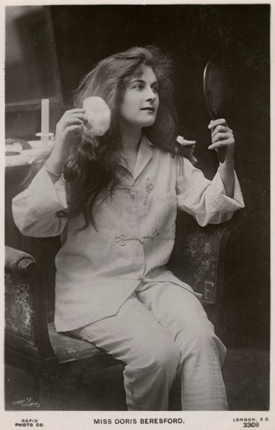 Doris Beresford brit színésznő, 1900-as évek. alkotó: Rapid Photo Company