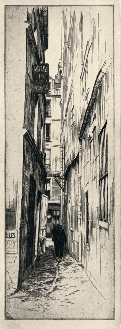 Rue du Chat Qui Peche, 1915 alkotó: Raymond Ray Jones