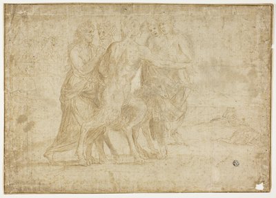 Faun és nimfák alkotó: Raymond de Lafage