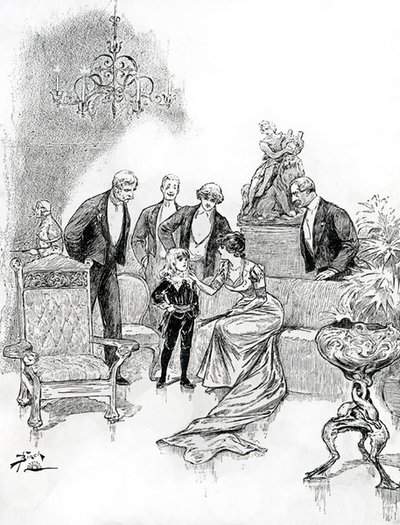 Illusztráció: Little Lord Fauntleroy (metszet) alkotó: Reginald Bathurst Birch