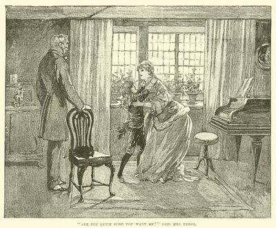 Illusztráció a kis Lord Fauntleroy számára alkotó: Reginald Bathurst Birch