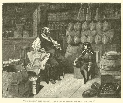Illusztráció a kis Lord Fauntleroy számára alkotó: Reginald Bathurst Birch