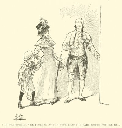 Illusztráció a kis Lord Fauntleroy számára alkotó: Reginald Bathurst Birch
