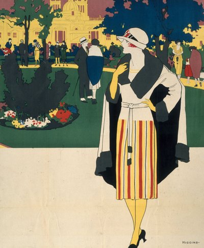 A Harrogate, LNER poszter kivágott változata alkotó: Reginald Edward Higgins