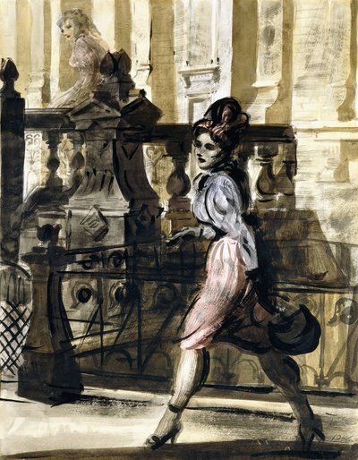 Belvárosi séta alkotó: Reginald Marsh