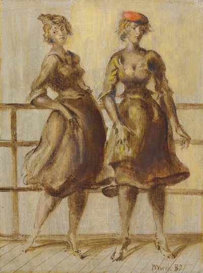 Két nő alkotó: Reginald Marsh