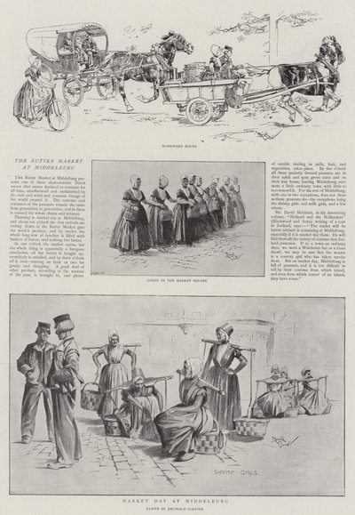 A middelburgi vajpiac (litho) alkotó: Reginald Thomas Cleaver