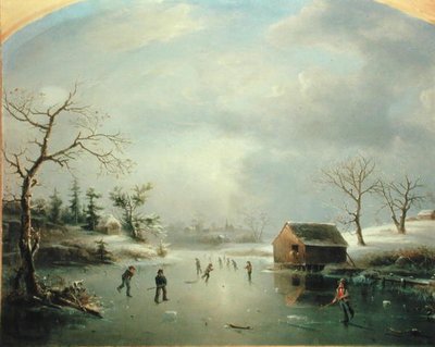 Korcsolyató Morristownban, New Jerseyben (olaj, vászon) alkotó: Regis Francis Gignoux