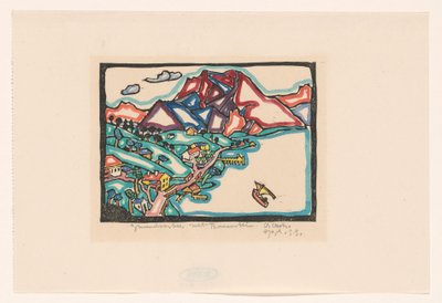 Gmünder See Traunsteinnel (eredeti cím az objektumon) alkotó: Reijer Stolk (signed by artist)