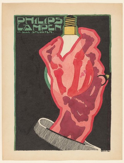 Philips lámpák minden erősségben (eredeti cím a tárgyon) alkotó: Reijer Stolk (signed by artist)