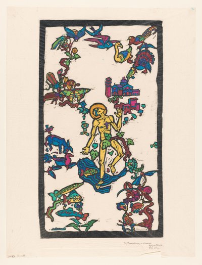 St. Franciscus kontra Assisi (eredeti cím a tárgyon) alkotó: Reijer Stolk (signed by artist)