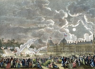 Szertartás az 1792-es mártírok emlékére. 1794-1804 (metszet) alkotó: Reiner Vinkeles
