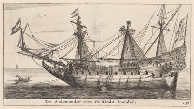 A "Szalamandra", egy kelet-indiai kereskedő alkotó: Reinier Nooms, called Zeeman