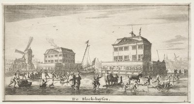 Különféle hajók és Amszterdam kilátásai (Verscheÿde Schepen en Gesichten van Amstelredam), III. rész: De Block-huÿsen alkotó: Reinier Nooms, called Zeeman