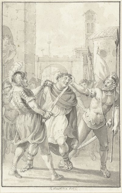 Vitellius császár kivégzése felé tart alkotó: Reinier Vinkeles (I)