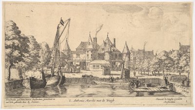 S. Anthonis Marckt és de Waegh, 17. század. alkotó: Reinier Zeeman