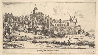 Conflans kilátása, 17. század. alkotó: Reinier Zeeman