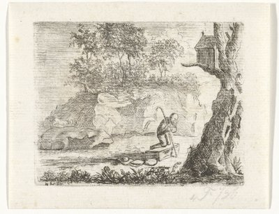 Imádkozó zarándok alkotó: Reinierus Albertus Ludovicus baron van Isendoorn à Blois
