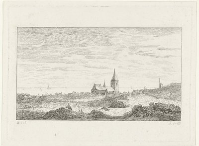 Falu a tenger mellett alkotó: Reinierus Albertus Ludovicus baron van Isendoorn à Blois
