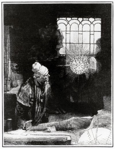Goethe Faustja - alkotó: Rembrandt Harmensz. van Rijn (after)