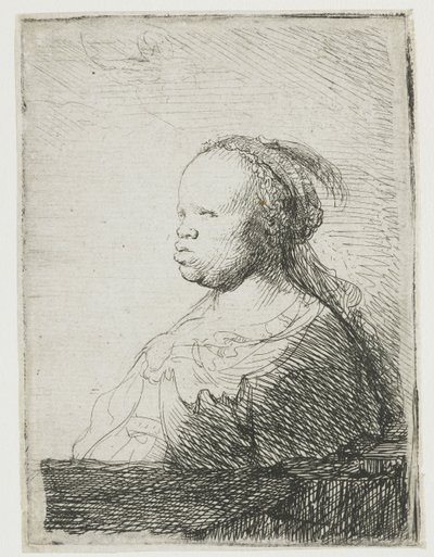 Afrikai nő, 1628-32 alkotó: Rembrandt van Rijn