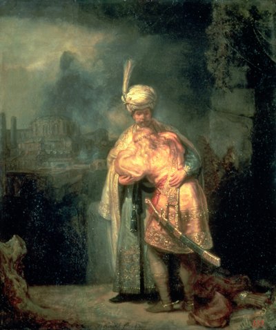 Dávid és Jonatán alkotó: Rembrandt van Rijn